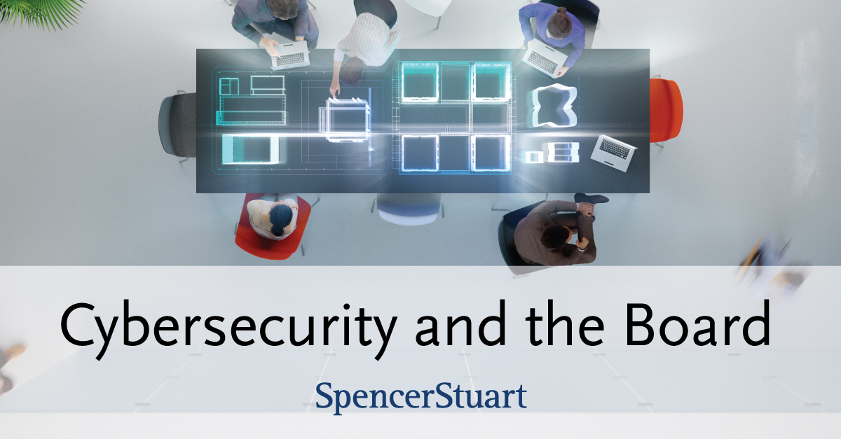 Cybersecurity and the Board