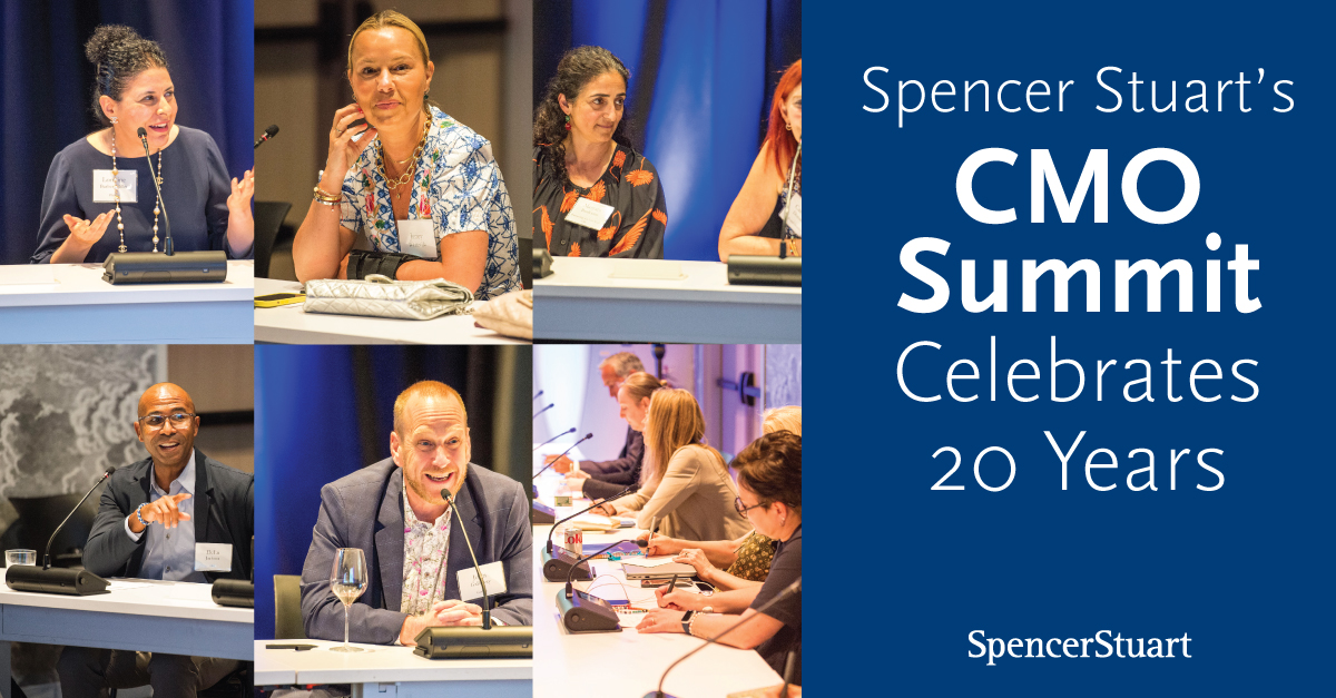 Spencer Stuart’s CMO Summit Celebrates 20 Years
